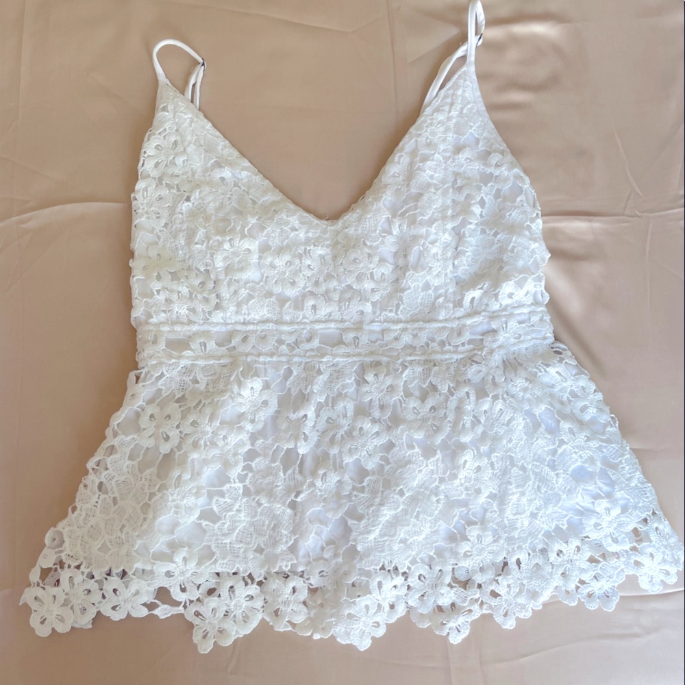 Flower Crochet Top